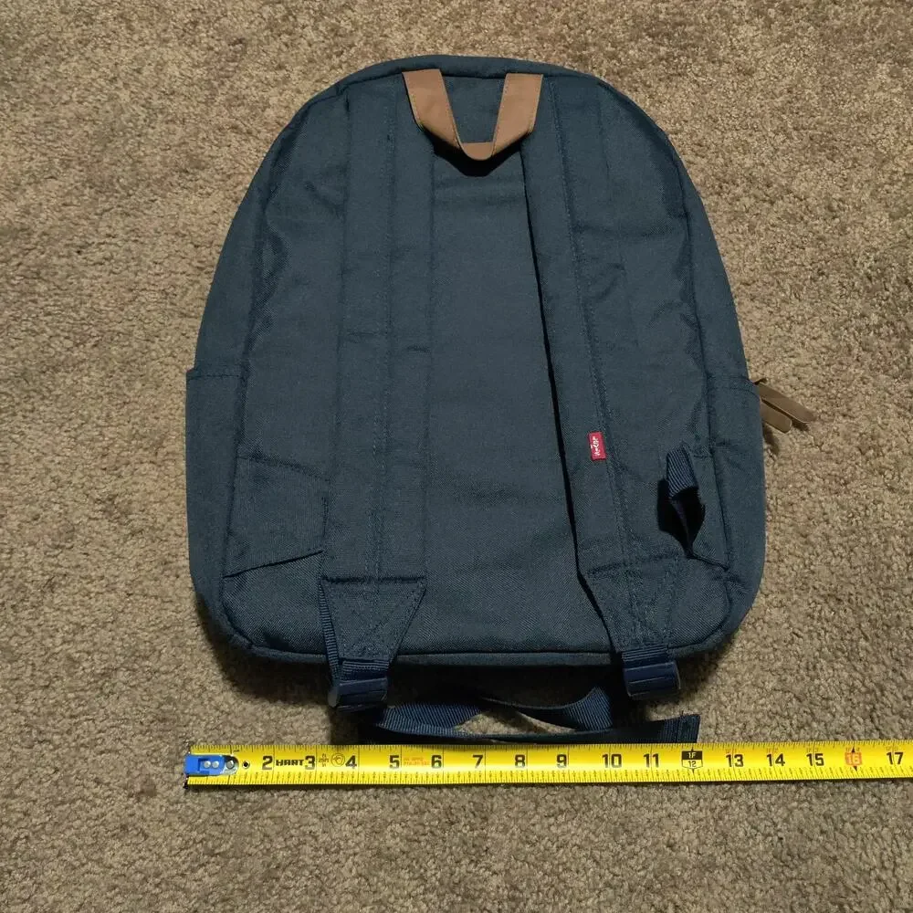Levi's Kids School Backpack Navy Brown Boys‎ / Girls New